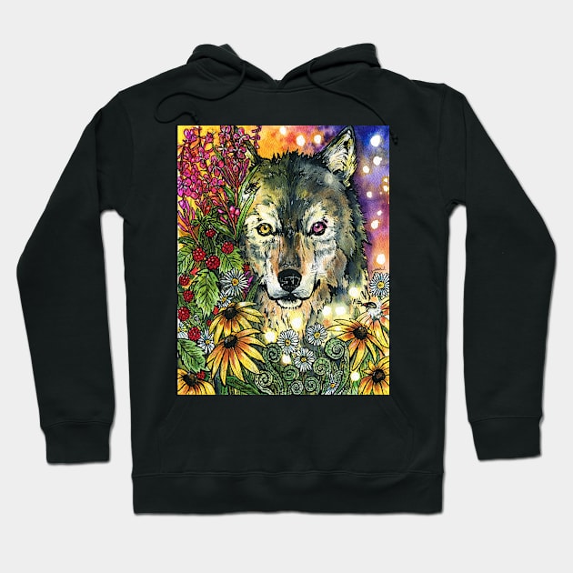 Beauty in the Beast (Wolf) Hoodie by 10000birds